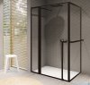 Riho Lucid GD203 kabina prysznicowa z wieszakiem 130x100cm czarna G005024121